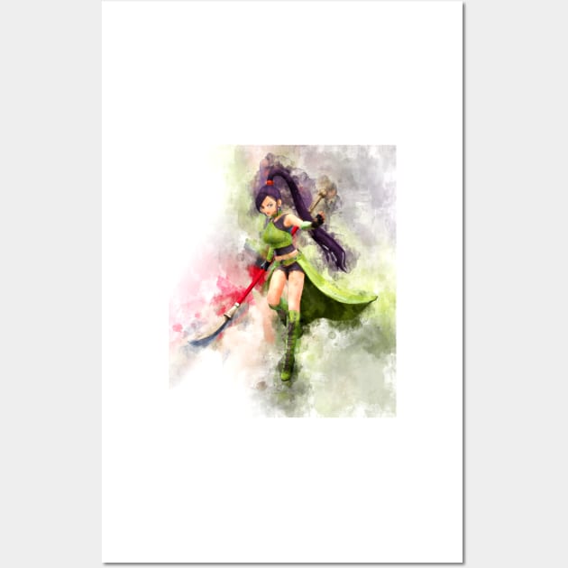 Jade - DQXI Watercolor Wall Art by Stylizing4You